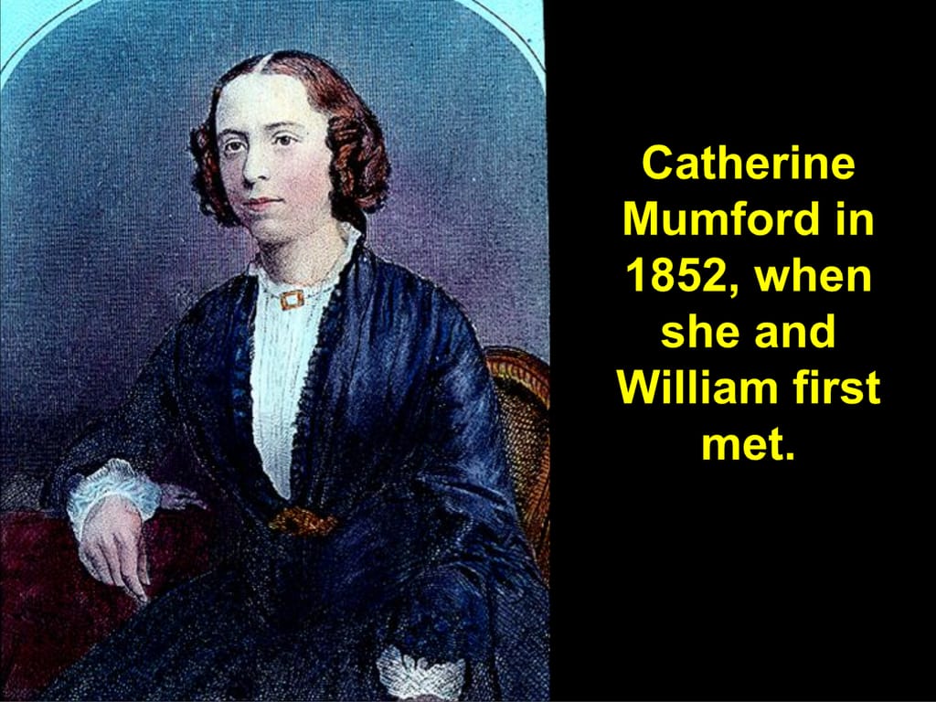 Catherine Mumford in 1852, when she and William first met.