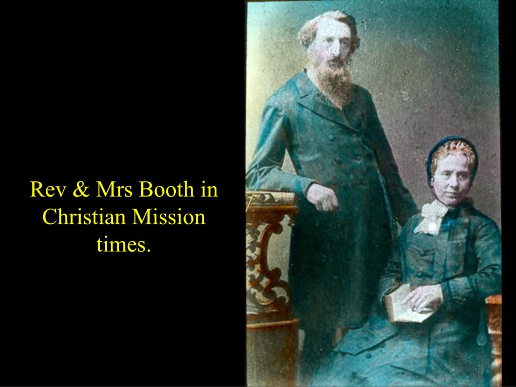 Rev & Mrs Booth in Christian Mission times.