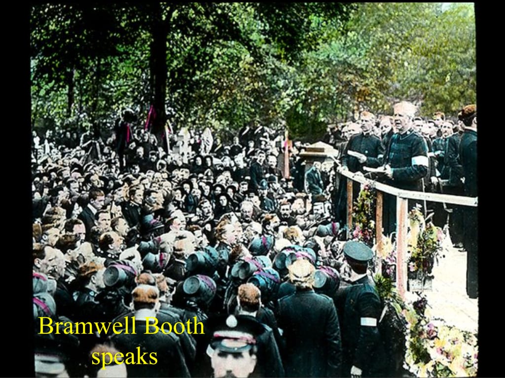 Bramwell Booth. speaks.